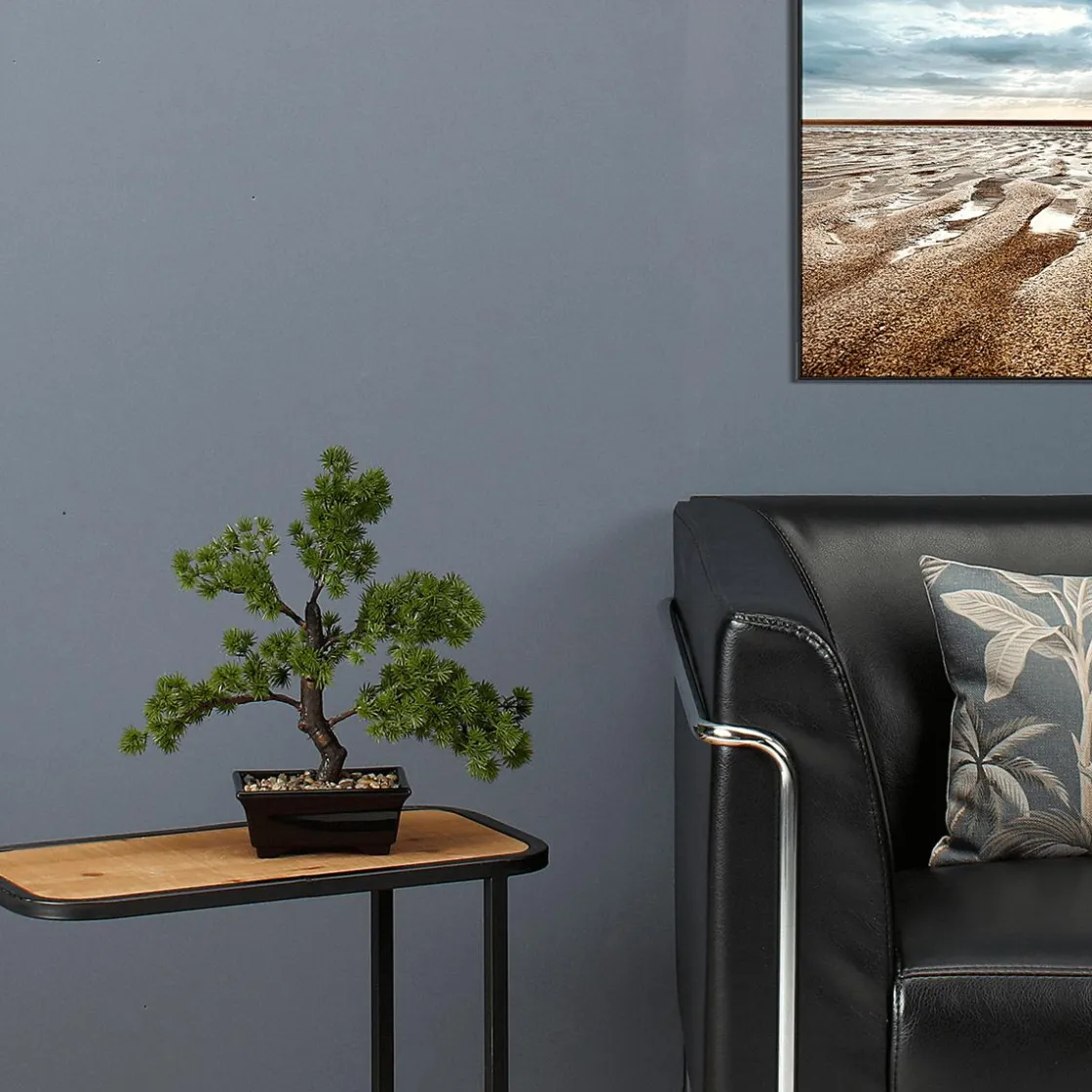 DecoWoerner Plantas De Interior>Planta Artificial De Agujas De Pino 34 Cm