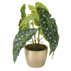 DecoWoerner Plantas De Interior>Planta Artificial Deco Begonia Trucha 30 Cm