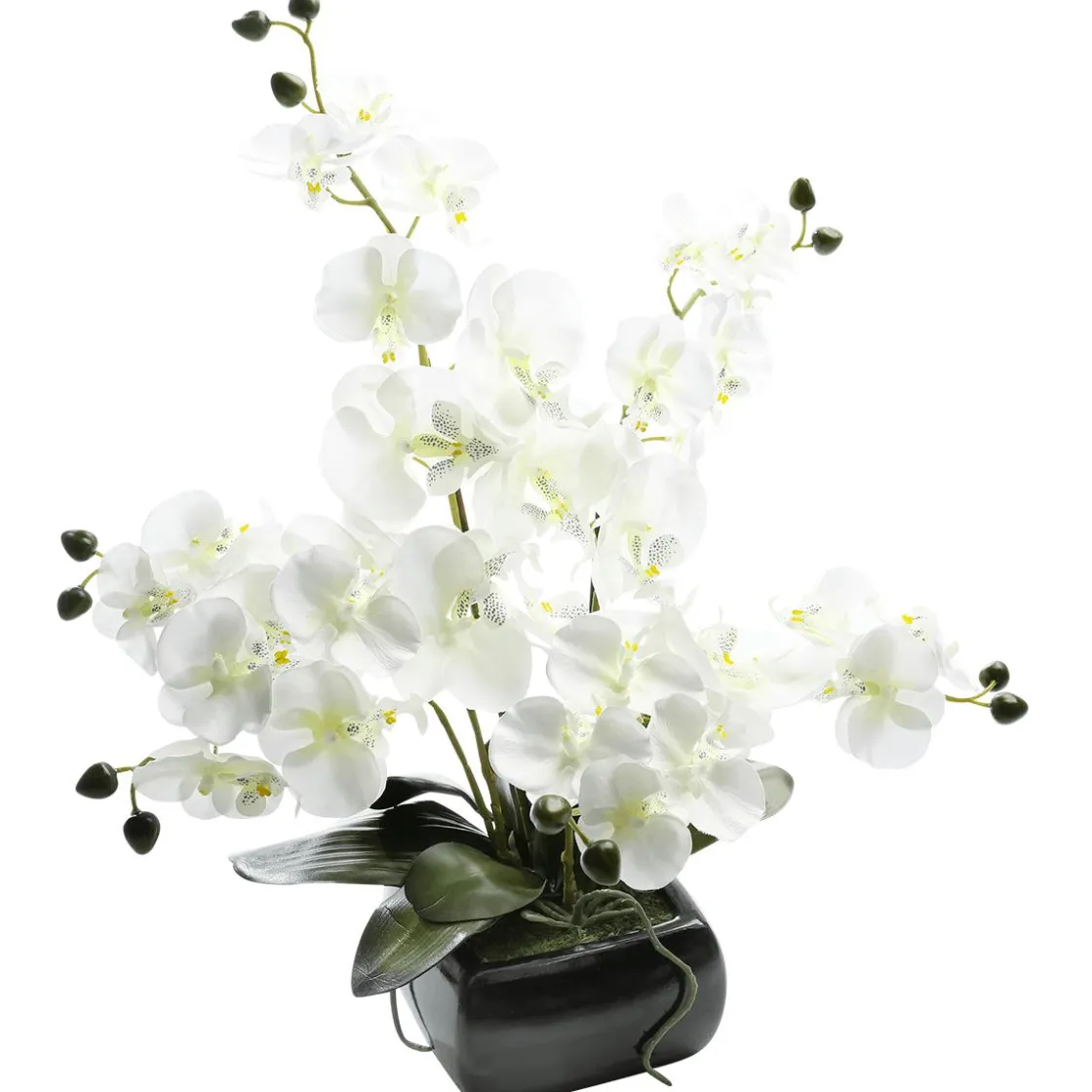 DecoWoerner Plantas De Interior|Flores Artificiales>Planta Artificial Orquídea , 40 Cm