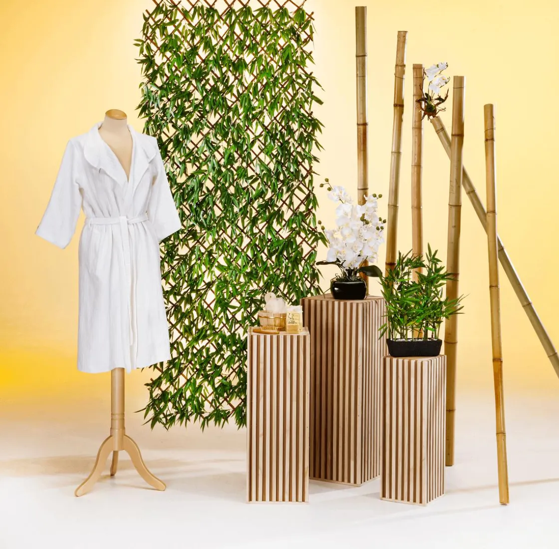 DecoWoerner Plantas De Interior|Flores Artificiales>Planta Artificial Orquídea , 40 Cm