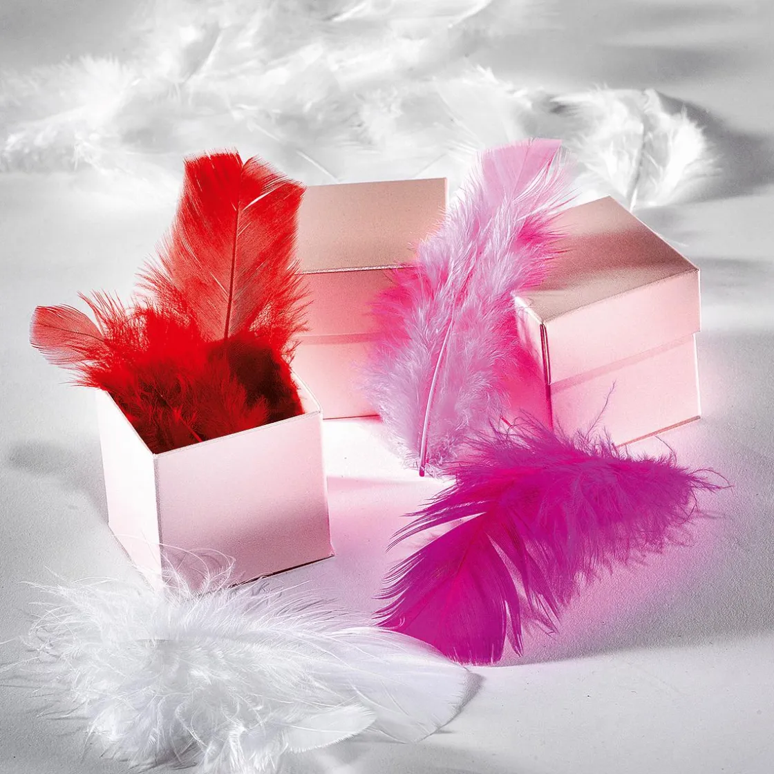 DecoWoerner Decoración Dispersa|Decoración De Pascua>Plumas Decorativas Blancas, 20 G