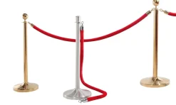 DecoWoerner Carteles Y Señalización>Postes Barrera Para Sistema De Guía De Personas, Altura: 94 Cm