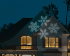 DecoWoerner Luz Decorativa>Proyector LED Copo De Nieve LED Blanco 16 Cm