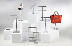 DecoWoerner Expositores Para Tiendas>Présentateur De Sacs à Main Réglable En Hauteur