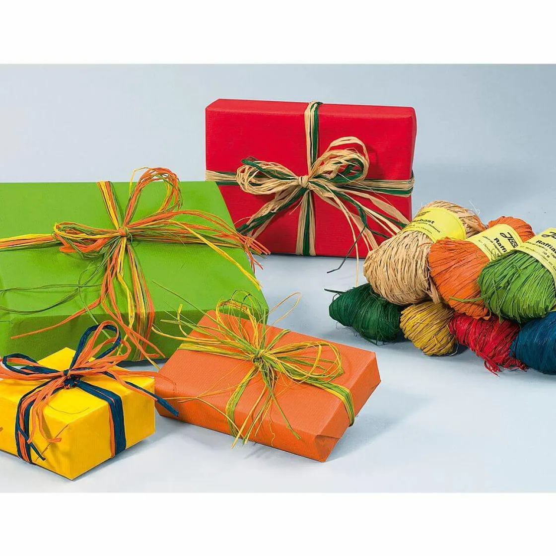 DecoWoerner Cintas De Regalo|Decoración De Otoño>Rafia, Color