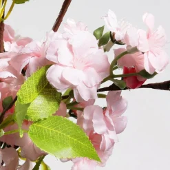 DecoWoerner Decoración De Primavera|Ramas Y Ramitas>Rama Artificial De Cerezo En Flor Rose 65 Cm