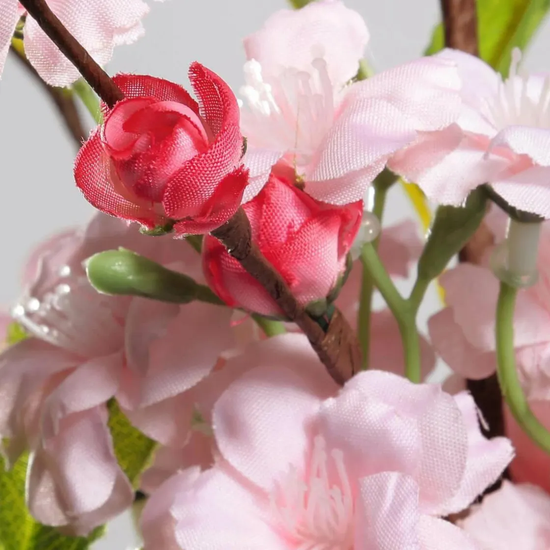 DecoWoerner Decoración De Primavera|Ramas Y Ramitas>Rama Artificial De Cerezo En Flor Rose 65 Cm