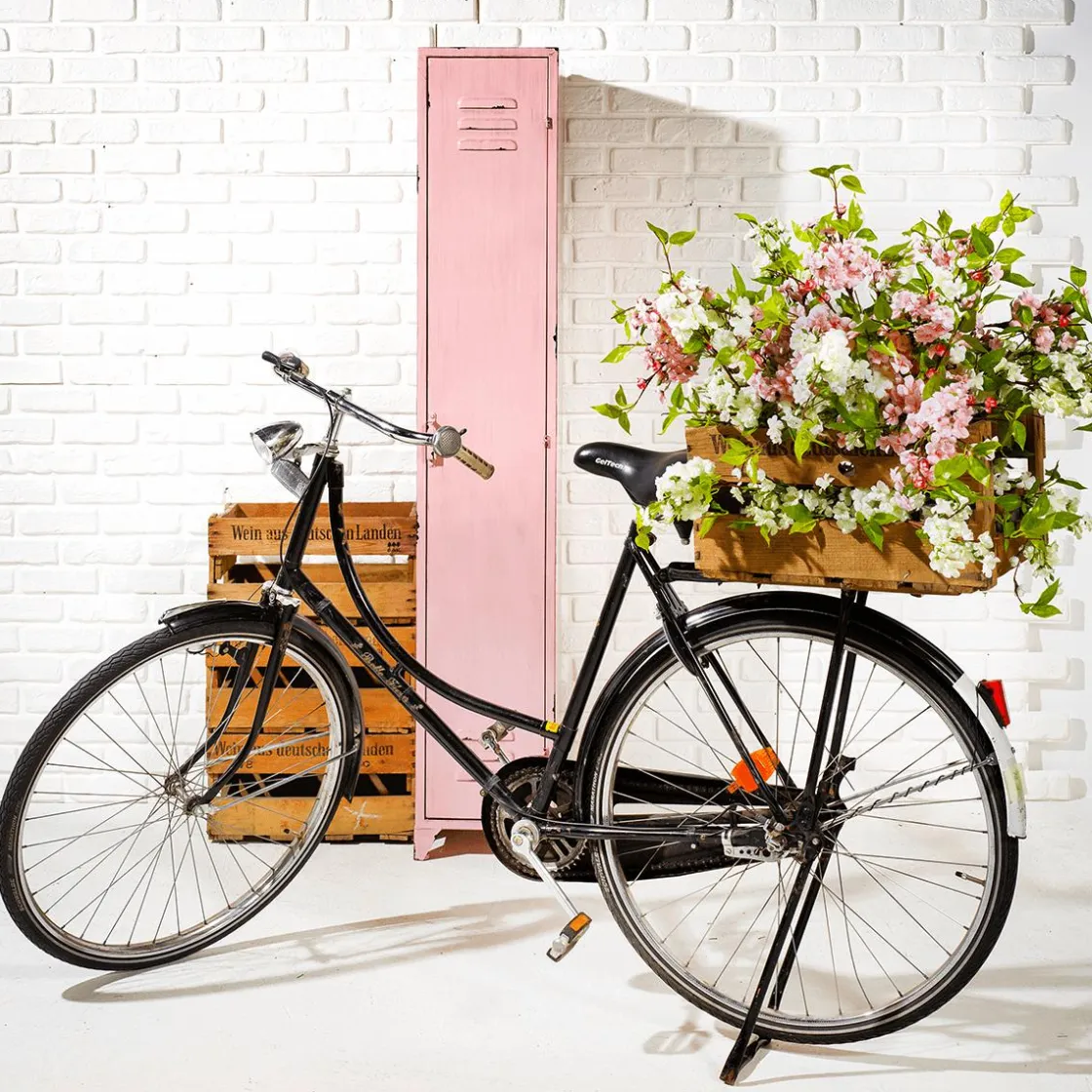 DecoWoerner Decoración De Primavera|Ramas Y Ramitas>Rama Artificial De Cerezo En Flor Rose 65 Cm