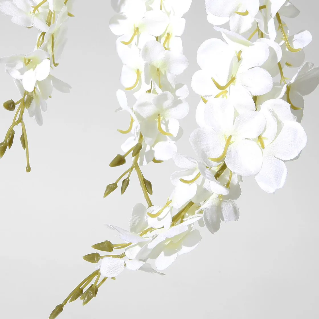 DecoWoerner Ramas Y Ramitas>Rama Artificial De Hortensias Blanca, 170 Cm