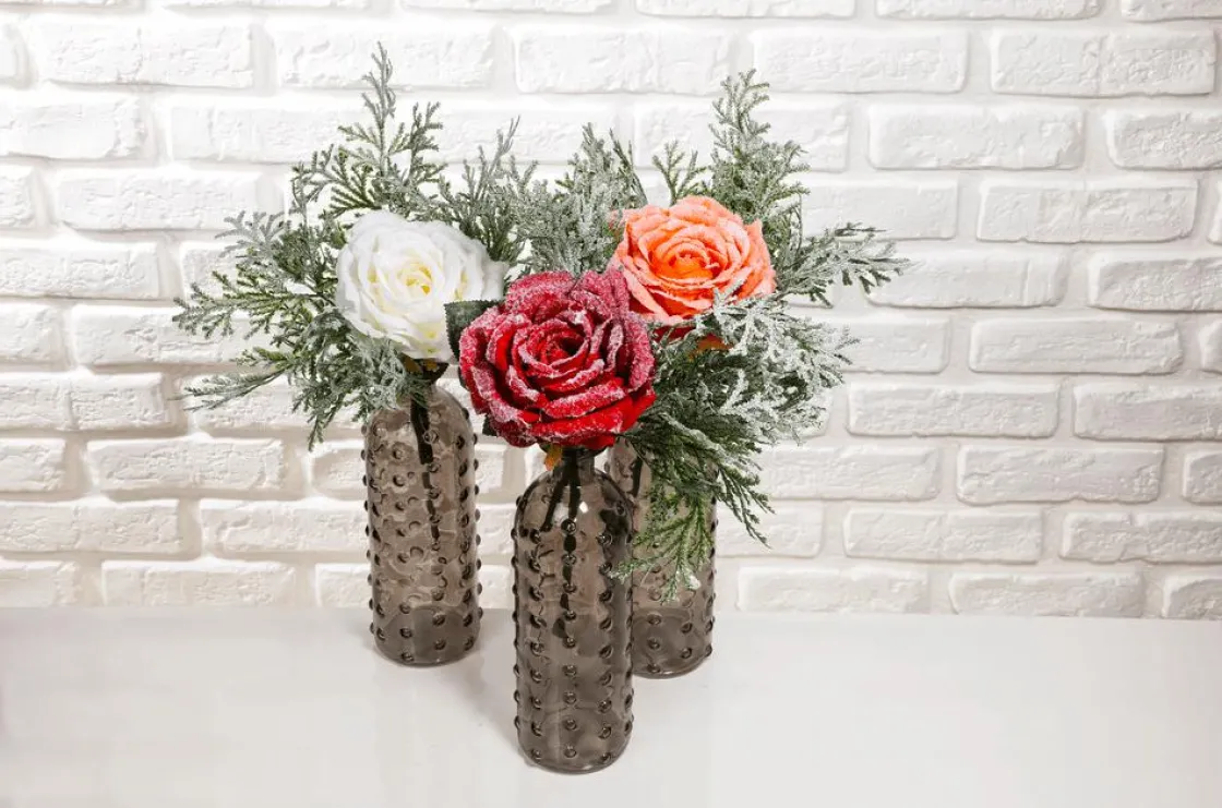 DecoWoerner Ramas Y Ramitas|Árboles De Mesa Y Ramas De Abeto>Rama Artificial De Thuja, 35 Cm De Largo