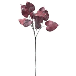 DecoWoerner Decoración De Otoño>Rama Con Fronda Artificial 60 Cm Rosado