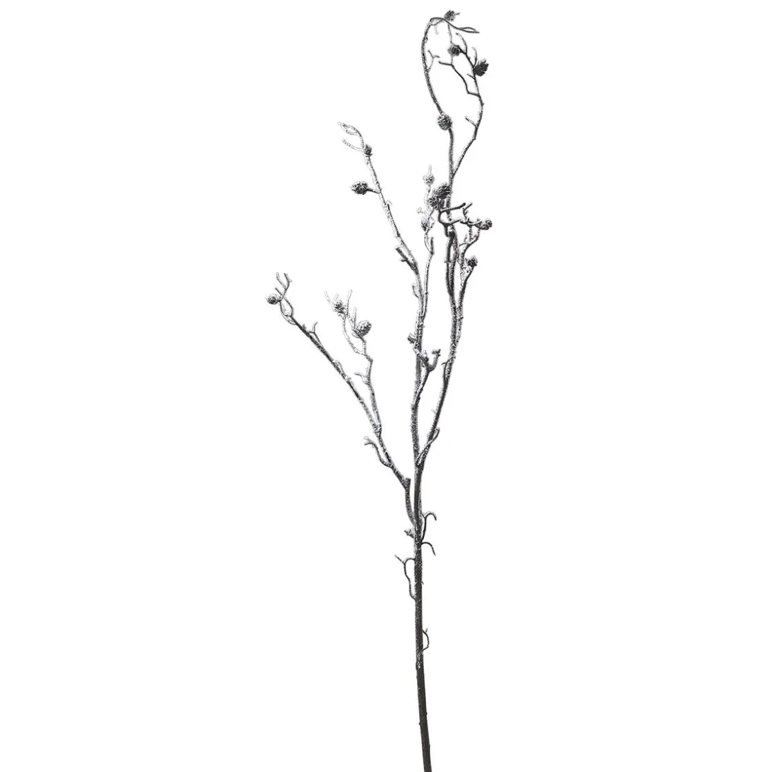 DecoWoerner Decoración De Invierno|Ramas Y Ramitas>Rama Cubierta De Nieve, Longitud 140 Cm