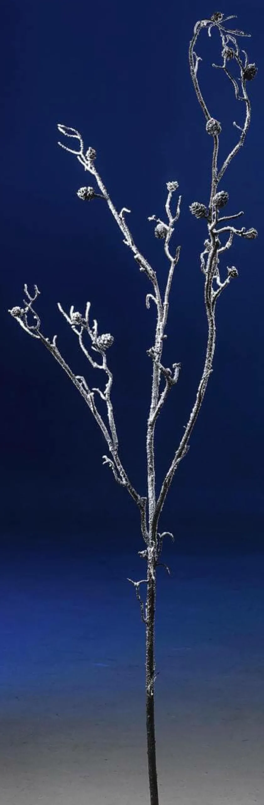 DecoWoerner Decoración De Invierno|Ramas Y Ramitas>Rama Cubierta De Nieve, Longitud 140 Cm