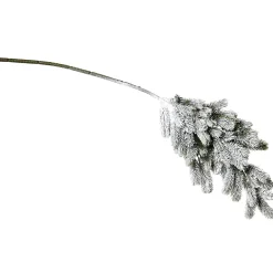 DecoWoerner Ramas Y Ramitas|Árboles De Mesa Y Ramas De Abeto>Rama De Abeto Artificial Con Nieve, Longitud 110 Cm