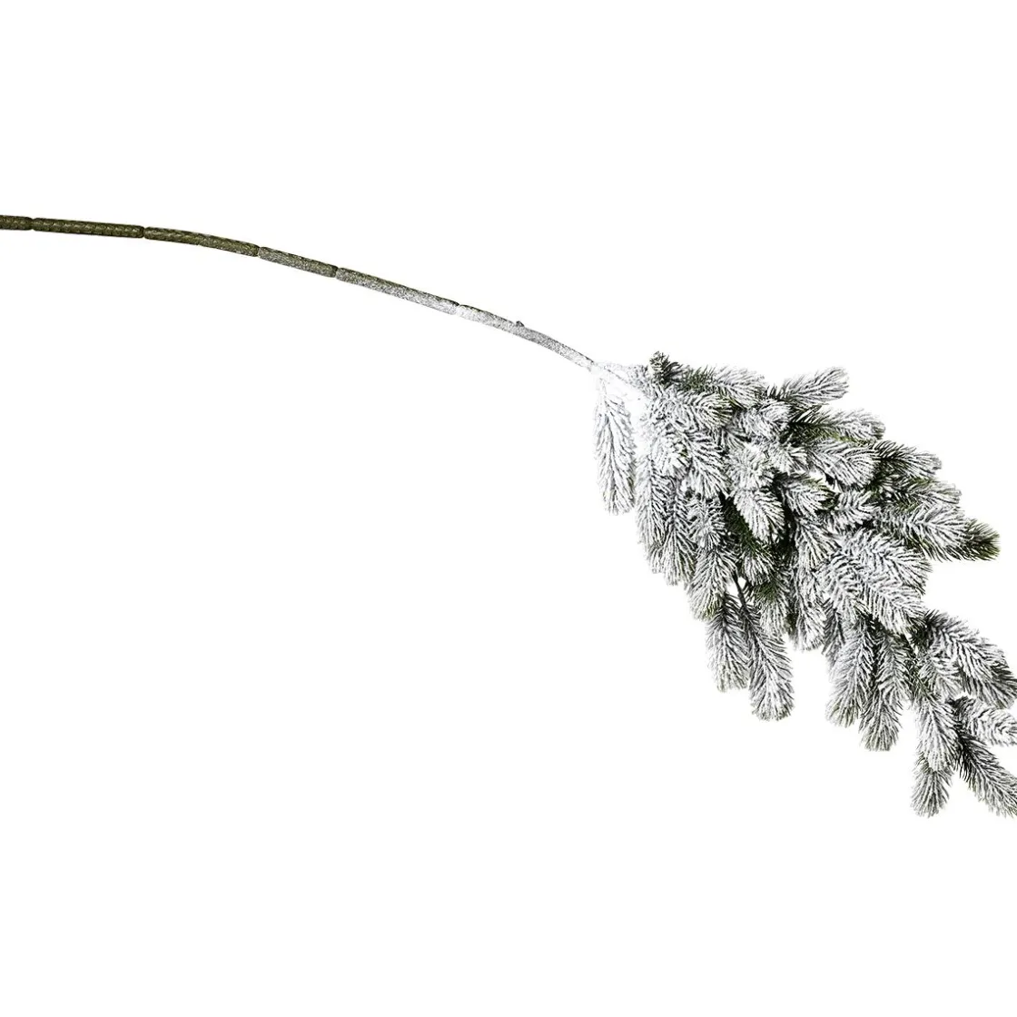 DecoWoerner Ramas Y Ramitas|Árboles De Mesa Y Ramas De Abeto>Rama De Abeto Artificial Con Nieve, Longitud 110 Cm