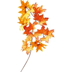 DecoWoerner Decoración De Otoño|Ramas Y Ramitas>Rama De Arce Artificial Ada, Longitud 80 Cm
