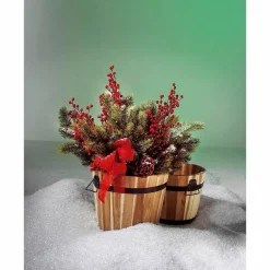 DecoWoerner Decoración De Otoño|Ramas Y Ramitas>Rama De Bayas Artificial Roja, 70 Cm