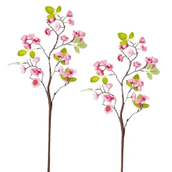 DecoWoerner Ramas Y Ramitas>Rama De Cerezo Artificial 2 Piezas 18 X 60 Cm