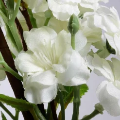 DecoWoerner Decoración De Primavera|Ramas Y Ramitas>Rama De Flores De Cerezo Artificial 65 Cm