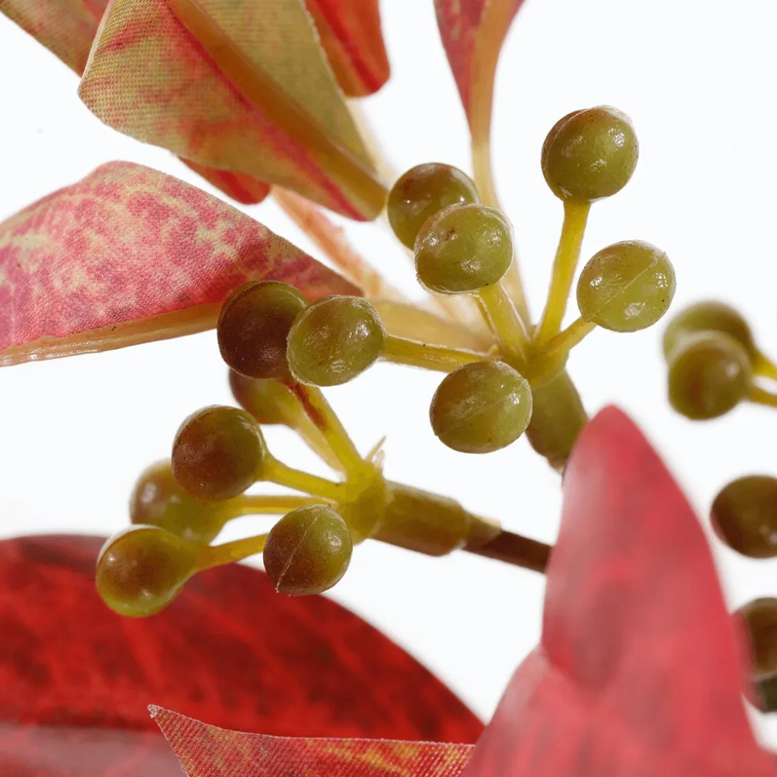 DecoWoerner Decoración De Otoño|Ramas Y Ramitas>Rama De Follaje Otoñal Con Bayas 114 Cm