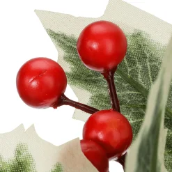 DecoWoerner Decoración De Otoño|Ramas Y Ramitas>Rama De Ilex Con Bayas 47 Cm Juego De 2