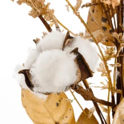 DecoWoerner Decoración De Otoño|Ramas Y Ramitas>Rama De Otoño Con Algodón 80 Cm