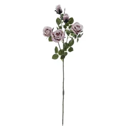 DecoWoerner Decoración Temática|Flores Artificiales>Rama De Artificial, 73 Cm, Blanco Mauve