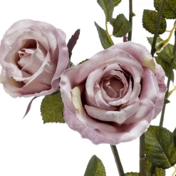 DecoWoerner Decoración Temática|Flores Artificiales>Rama De Artificial, 73 Cm, Blanco Mauve