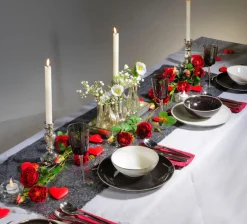 DecoWoerner Decoración Temática|Flores Artificiales>Rama De Rosa Inglesa Artificial,