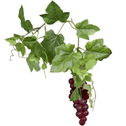 DecoWoerner Decoración Natural|Decoración De Otoño>Rama De Uva Artificial Con Fruto 60 Cm