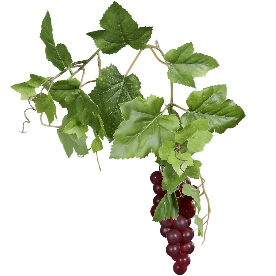 DecoWoerner Decoración Natural|Decoración De Otoño>Rama De Uva Artificial Con Fruto 60 Cm