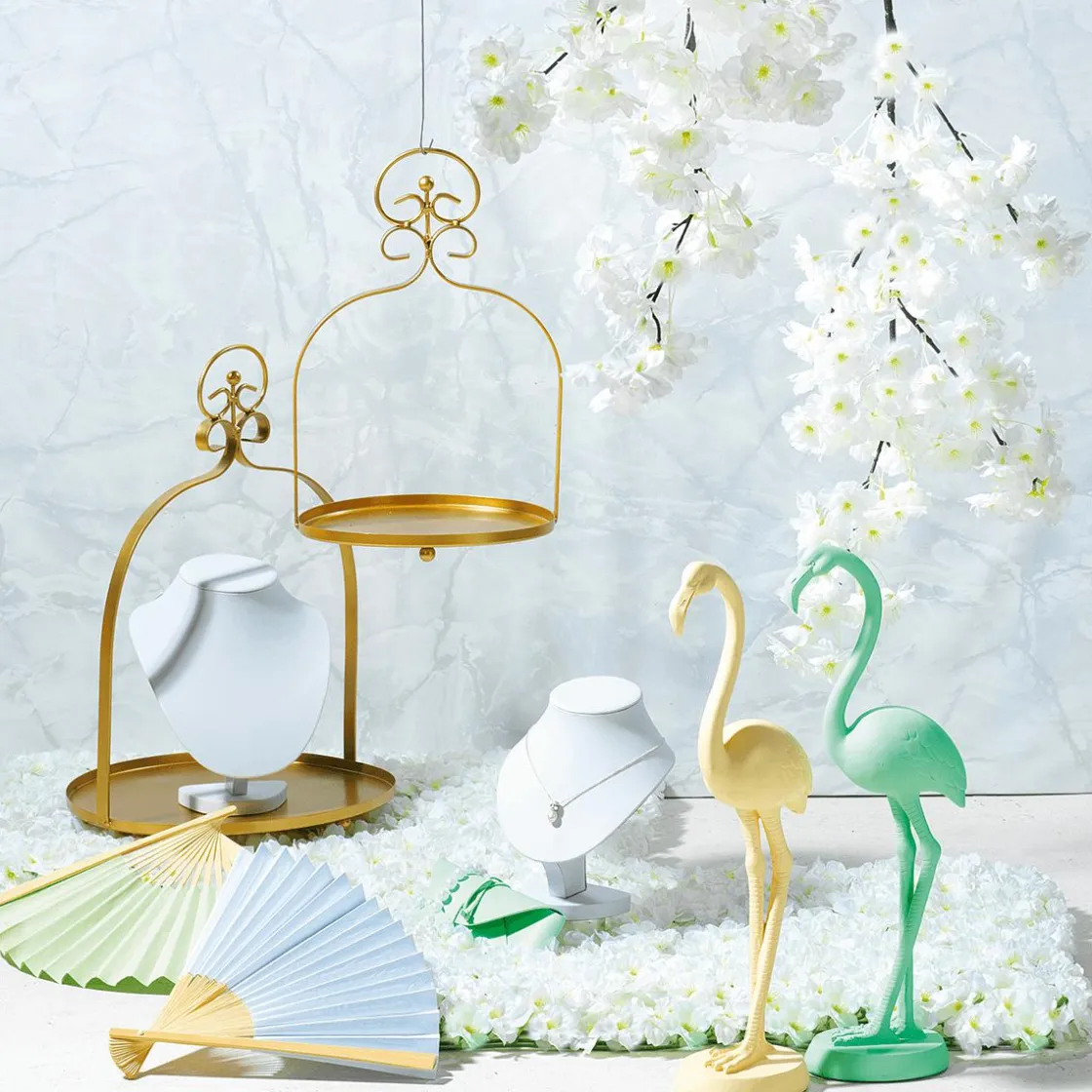 DecoWoerner Ramas Y Ramitas>Rama Decorativa Con Flores De Cerezo Blanca, 105 Cm