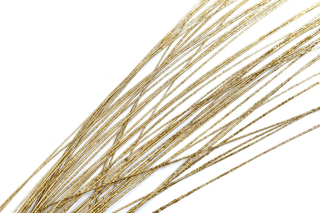 DecoWoerner Ramas Y Ramitas>Rama Decorativa Hierba Dorada 100 Cm De Largo, 2 Piezas
