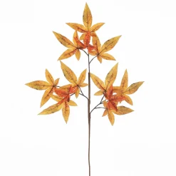 DecoWoerner Decoración De Otoño|Ramas Y Ramitas>Ramas Artificiales De Arce 2 Piezas 81 Cm