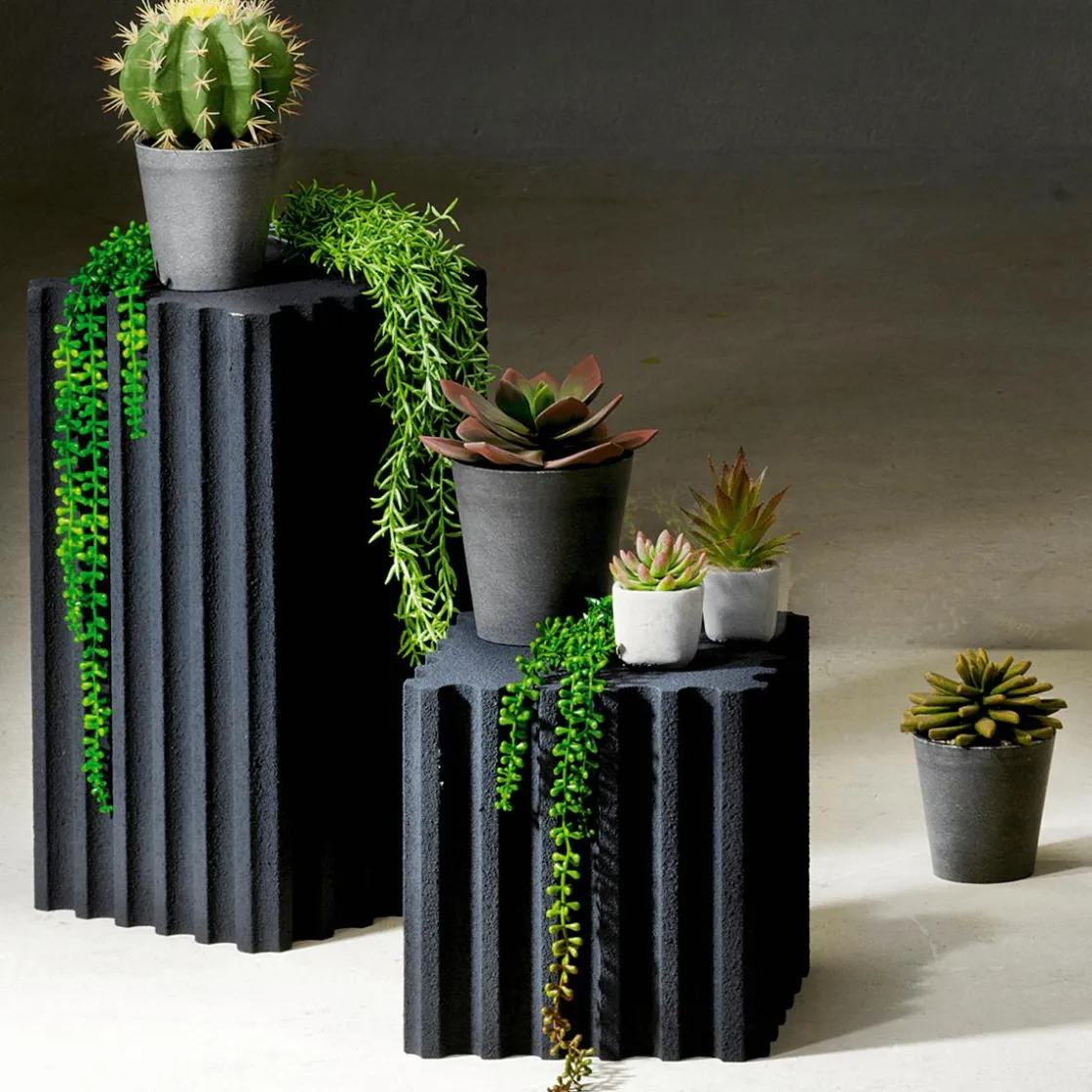 DecoWoerner Plantas Verdes|Plantas Colgantes>Ramas Artificiales Senecio Planta Guisante