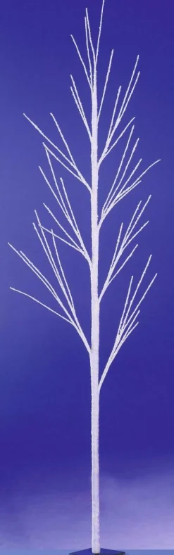 DecoWoerner Decoración De Invierno>Ramita Decorativa Blanca Longitud 145 Cm