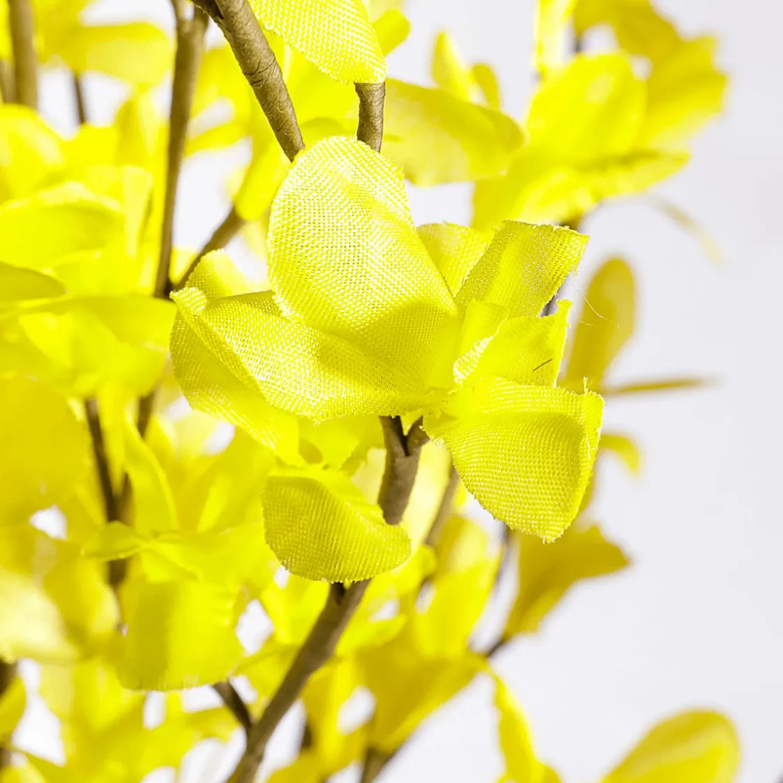 DecoWoerner Decoración De Pascua|Decoración De Primavera>Ramitas De Forsythia Artificiales Atadas En Yute 16 Cm