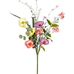 DecoWoerner Ramas Y Ramitas|Ramos Y Coronas De Flores>Ramo Artificial De Cosmea Y Cerezo En Flor 22 X 10 X 54 Cm