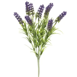DecoWoerner Decoración De Primavera|Ramas Y Ramitas>Ramo De Lavanda Artificial Con Varilla Enchufable 37 Cm