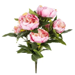 DecoWoerner Ramos Y Coronas De Flores>Ramo De Peonías Artificiales 46 Cm