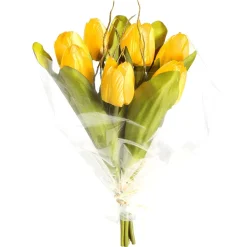 DecoWoerner Decoración De Primavera|Ramos Y Coronas De Flores>Ramo De Tulipanes Artificial , 30 Cm