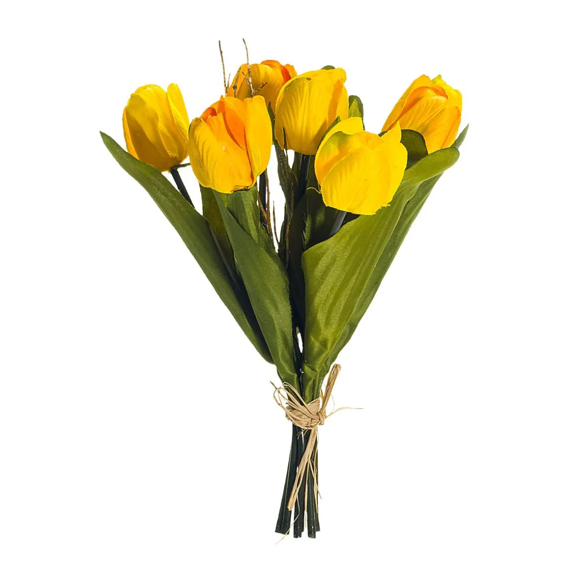DecoWoerner Decoración De Primavera|Ramos Y Coronas De Flores>Ramo De Tulipanes Artificial , 30 Cm