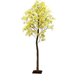 DecoWoerner Árboles Artificiales>Árbol Artificial De Forsythia Con Soporte 200 Cm