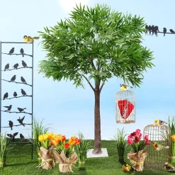 DecoWoerner Árboles Artificiales>Árbol Artificial Ficus Alii 170 Cm