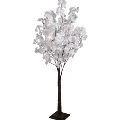 DecoWoerner Decoración De Primavera|Árboles Artificiales>Árbol Con Flores De Cerezo Artificial , 160 Cm