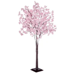 DecoWoerner Decoración De Primavera|Árboles Artificiales>Árbol Con Flores De Cerezo, 160 Cm