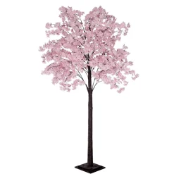 DecoWoerner Árboles Artificiales|Decoración De Primavera>Árbol Con Flores De Cerezo, 240 Cm,