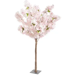 DecoWoerner Decoración De Primavera|Árboles Artificiales>Árbol Con Flores De Cerezo, 140 Cm