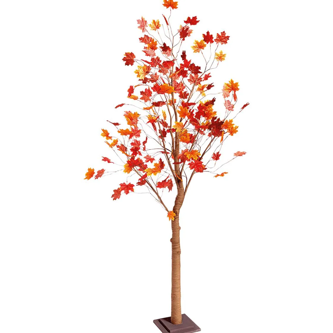 DecoWoerner Decoración De Otoño|Árboles Artificiales>Árbol De Arce, 200 Cm