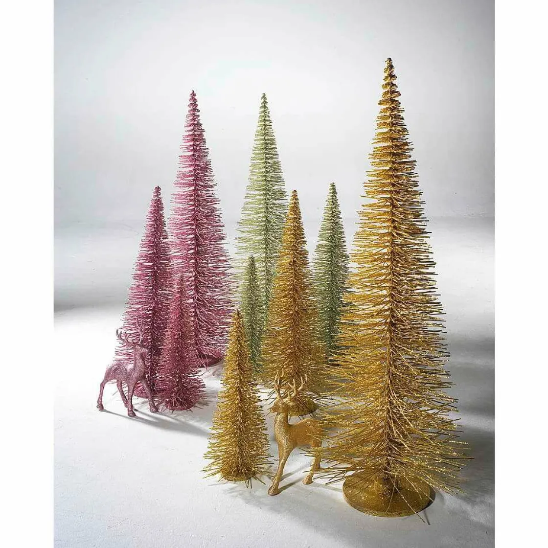 DecoWoerner Decoración Navideña Xxl|Figuras De Navidad>Árbol De Cepillo , 120 Cm